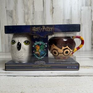 Harry Potter and Hedwig Owl Ceramic Mugs and Color Changing Hot Cocoa Hogwarts